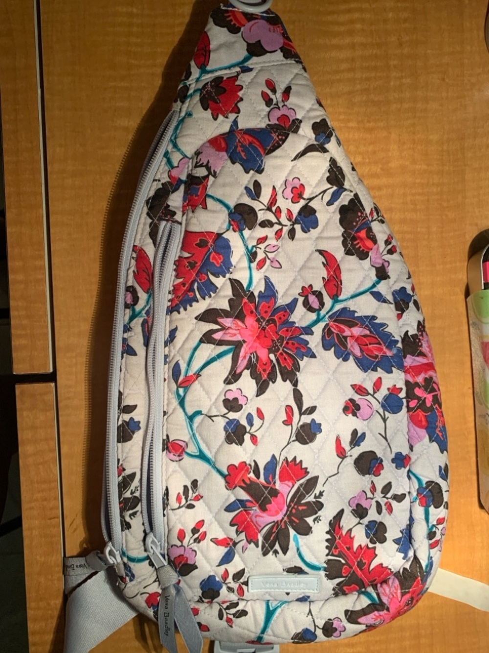 Vera Bradley Vineyard Floral Bag, Sling Backpack